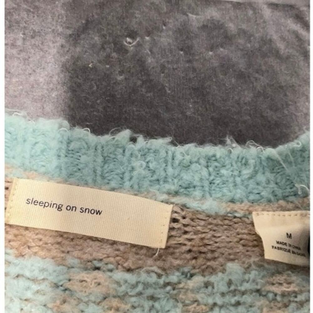 Anthropologie Sleeping on Snow Fair Isle Tunic Sweater – Size Medium - Picture 8 of 11